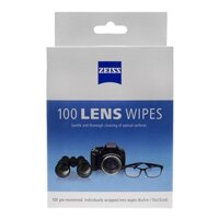 Khăn lau kính Zeiss 100 Lens Wipes, 100 miếng