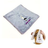 Khăn lau mồ hôi tập Yoga,Khăn cotton thể thao lau siêu  thấm mồ hôi ảnh và video thực tế - Xám
