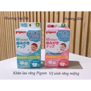 Khăn lau răng Pigeon 42 miếng cho bé