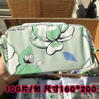 Khăn lau trẻ em, khăn giấy ướt cho học sinh, khăn giấy mềm, khăn giấy ướt cho học sinh, khăn 100 đặc biệt cho rắm tay và miệng trẻ em, bao bì lớn