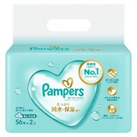 Khăn lau trẻ em Pampers cho da 112 tờ (56 tờ x 2 gói) 【 Giao hàng trực tiếp từ Nhật Bản 】