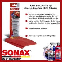 [Khăn Lau xe] Siêu Sợi SONAX Microfiber Cloth Exterior 416200 - Riautocare