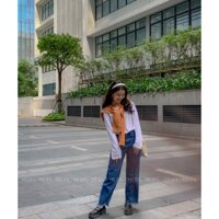 Khăn len choàng phối cùng sơmi/ váy hoa, khăn len trơn basic mix đồ thu đông - MERA Accessories