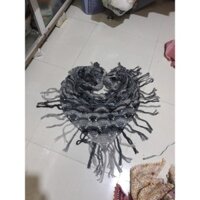 Khăn len đan handmade chất mềm mại đẹp sang trọng kích thuớc 200*85cm