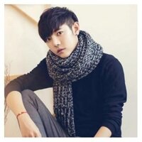 Khăn len đan tay cho cặp đôi - style Hàn Quốc