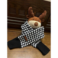 Khăn len handmade hoạ tiết sao đôi