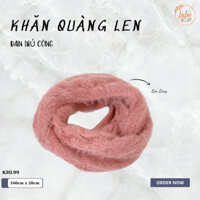 Khăn Len Ống Đan Tay Handmade Chất Liệu Visco Cao Cấp LyLyCraft Đan Thủ Công Mùa Đông KHL99