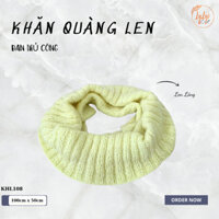 Khăn Len Ống Đan Tay Handmade Chất Liệu Visco Cao Cấp LyLyCraft Đan Thủ Công Làm Quà Tặng KHL108