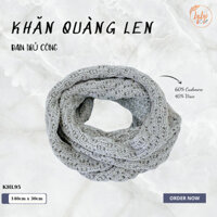 Khăn Len Ống Đan Tay Handmade Chất Liệu Visco Cao Cấp LyLyCraft Đan Thủ Công KHL95