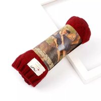 Khăn len ống dày đẹp hàng QCCC - Đỏ đô