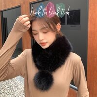 Khăn Lông Quàng Cổ Nữ - Khăn Choàng Cổ Mùa Đông Lông Thỏ Trắng Nhiều Màu - khăn quàng cổ lông HÀNG LOẠI 1