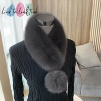 Khăn Lông Quàng Cổ Nữ - Khăn Choàng Cổ Mùa Đông Lông Thỏ Trắng Nhiều Màu - khăn quàng cổ lông xù
