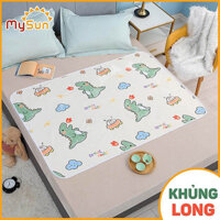 Khăn lót nệm chống thấm MySun – Khủng long Chính hãng Ưu đãi