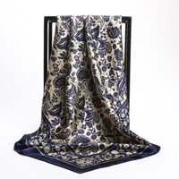 Khăn lụa nam Khăn quàng cổ chuyên nghiệp Khăn vuông lớn Khăn choàng nữ Hàng Châu Phụ kiện quần áo lụa có khăn trùm đầu Bán hàng trực tiếp