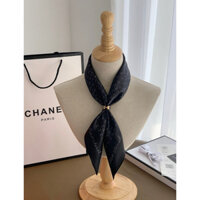 Khăn Lụa Satin Vuông Kích Thước 70x70cm Họa Tiết Thời Trang Nhãn Hiệu - Hàng có sẵn có túi hộp kèm