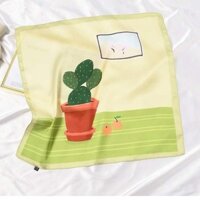 Khăn Lụa Thời Trang HimHip Khăn Vuông 53x53cm Khăn Quàng Cổ Quà Tặng Khăn K2-L02