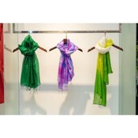 Khăn lụa tơ tằm Hà Đông thanh lịch dành cho nữ , khăn quàng cổ nhiều họa tiết màu sắc thời trang