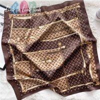 Khăn Lụa Vuông 70x70 cm - khăn vuông lụa cao cấp - khăn bandana nam nữ Vintage cuốn túi xách - LINK TA LINK TINH