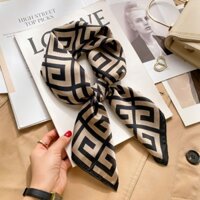 Khăn Lụa Vuông Cao Cấp Không Nhăn 70x70cm Fullbox, Khăn Lụa vuông Vintage Đa Năng, Bandana Lụa Trùm Đầu, Quàng Cổ, Túi