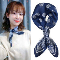 Khăn lụa vuông công sở 70 70x70cm khăn quàng nữ văn phòng khăn turban bandana sang trọng đầy tinh tế - Mẫu 606