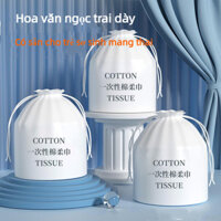 Khăn Mặt Dùng Một Lần Cotton Dày Cotton Mềm Khăn Thẩm Mỹ Viện Trang Điểm Tẩy Khăn Cuộn Lớn Họa Tiết Ngọc Trai Làm Sạch Khăn Bán Buôn