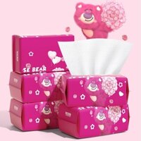 Khăn mặt khô gấu dâu (Kiện 96 gói)