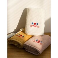 Khăn mặt mềm mại thêu dày thấm hút dễ thương cho cặp đôi, khăn tắm đa năng, khăn thấm hút nhanh