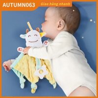 Khăn mềm xoa dịu Yên tâm Làm giấc ngủ cho bé Đồ chơi con rối khăn trẻ sơ sinh Autumn063