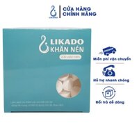 Khăn nén du lịch Likado hộp 200 viên trần