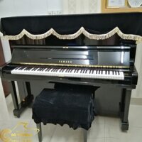 Khăn phủ đàn phủ ghế đàn piano cơ nhung đen