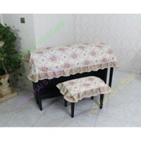 Khăn phủ đàn piano cơ, khăn phủ đàn piano điện tử 88 phím sang trọng chống bụi, chống xước