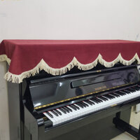 Khăn phủ đàn Piano cơ mẫu đỏ đô cao cấp