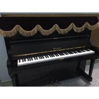 Khăn Phủ Đàn Piano Cơ Upright Vải Nhung Màu Đỏ Mận Số 16