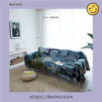 🌟Khăn phủ sofa tranh Đêm đầy sao bọc bảo vệ sofa [Feedback ở cuối]