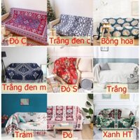 Khăn phủ sofa,bàn ghế vintage trang trí phòng ngủ nhà khách cao cấp sang trọng 130x180cm, 1m8x2m3...