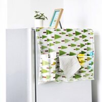 Khăn phủ tủ lạnh , phủ máy giặt chống bụi mẫu mới thuykieu giayyeu4599