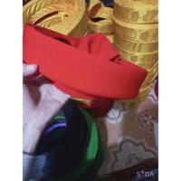 khăn quan vải gân 13 nếp dùng cho hầu đồng