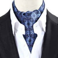 Khăn quàng cổ dài phong cách Anh cho nam, phù hợp với cổ áo vest, khăn cổ cao cấp, thời trang Hàn Quốc mùa thu đông [ljs]