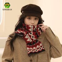 Khăn quàng cổ len XINHAN Quà tặng thường ngày phong cách Hàn Quốc