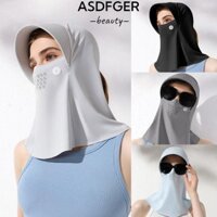 Khăn quàng cổ mặt ASDFGER, Khăn che mặt hở lỗ tóc có mũ trùm đầu bằng lụa băng, Vành chống tia cực tím thoáng khí Chống nắng khi đi xe đạp Lái xe mặt