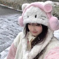 Khăn quàng cổ mèo sang trọng GOOTADES Hoạt hình mềm mại mùa đông