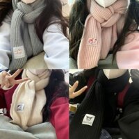 Khăn quàng cổ mùa đông ấm áp đan ngọt ngào Nhật Bản chính hãng