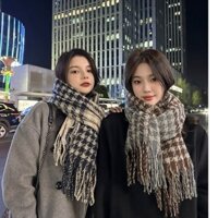 Khăn quàng cổ nhiều màu khăn choàng họa tiết nanh sói hottrend cá tính