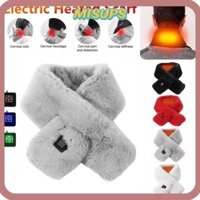 Khăn quàng cổ sưởi ấm MISUPS, Khăn choàng sạc USB sưởi ấm 3 cấp bằng nhung, Quà tặng mùa thu đông Bảo vệ cổ sưởi ấm Vỏ cổ