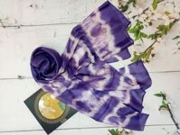 Khăn quàng cổ tơ tằm kiểu loang - làng lụa Hà Đông - Việt Nam