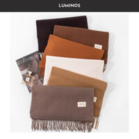 Khăn Quàng Cổ Trơn Bản Rộng Unisex Phong Cách Hiện Đại - Luminos Brand