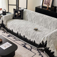 Khăn Sofa Bắc Âu Phổ Biến Trong Năm, Chống Trơn Trượt Bốn Mùa, Mèo Trầy Xước, Vải Bọc Sofa Full Cover
