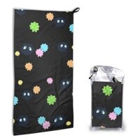 Khăn sợi nhỏ tùy chỉnh Soot Sprite 40x80cm, Khăn tay cá nhân Mặt siêu mềm khô nhanh