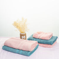 Khăn sợi tre ConCung Good BM9J hồng 70x130(cm)