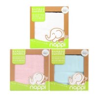 Khăn sợi tre đa năng cho bé NAPPI 120x120 cm, Khăn tắm cotton organic - Monnie Center
